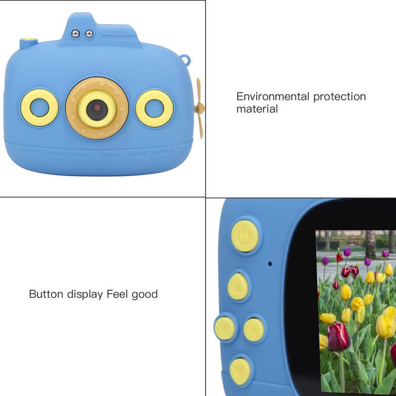 X13 Type Boot Kinderen Digitale Camera 2.4Inch Scherm Cartoon Hd Voor En Achter Dual Shot Camera Met Cartoon Foto frames