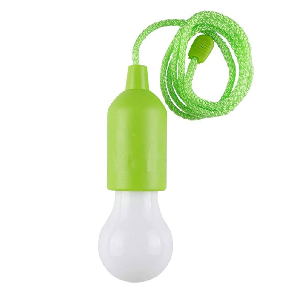 Creatieve Opknoping Lichten Outdoor Camping Tent Lamp Batterij Aangedreven Cord Lamp Hanglamp Tuin Licht Woondecoratie: Green