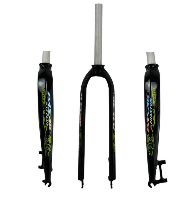 PASAK vélo fourche rigide 26 "27.5" 29 "aluminium montagne vtt vélo route vélo fourches rigide modèle P32 frein à disque: black green