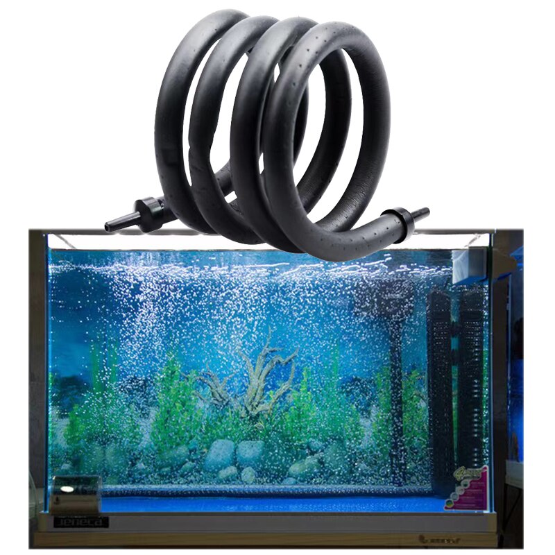 Aquarium Air Stone Bubble Bar Muur Gordijn Buis Slang Aquarium Pomp Hydrocultuur Zuurstof Diffuser Buis 30Cm-120cm