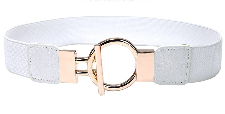 Mode Zwarte Cumberbanden Dame Brede Elastische Lederen Riem Jurk Jas Buikband Ceinture Luxe Gordel Rode Vrouwen: style 2 white color