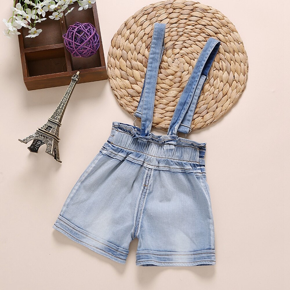 9 M-5 T Baby Zomer Jeans Overalls Baby Shorts Peuters Kids Denim Rompertjes Baby Jongens Meisjes Korte Jumpsuit voor Kinderen Kleding