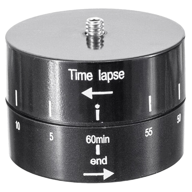360 degrés Rotation automatique Go Pro accessoires 60Min photographie retard inclinaison tête minuterie pour GoPro7/6/5/4 SJ4000 Yi4K: Default Title