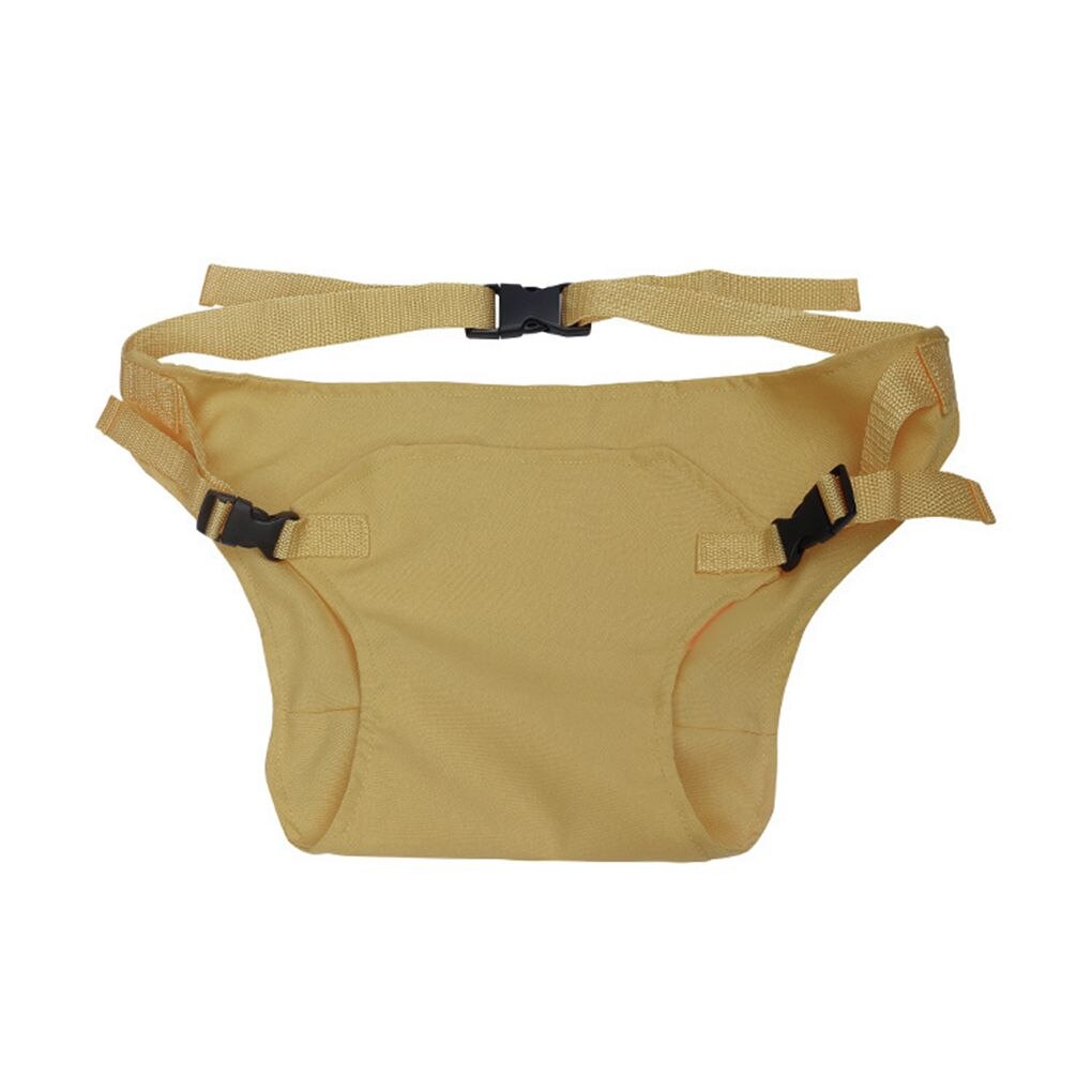 Portable Safety Baby Chair Harness Travel Foldable Washable Infant High Dinning Cover Seat: khaki