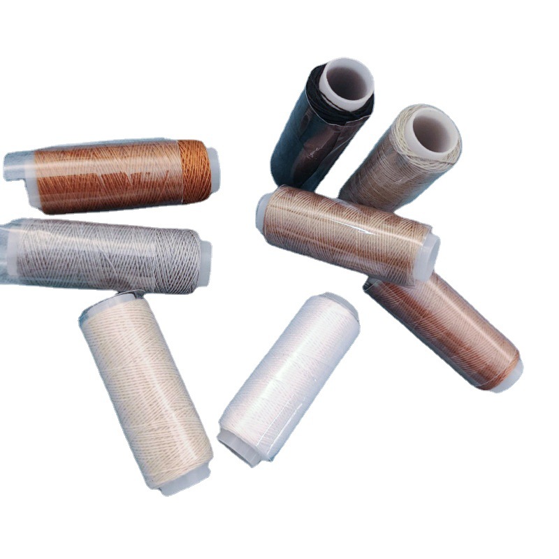 Kit de costura a mano para artesanía de cuero, juego de herramientas, aguja de coser artesanal, hilo de lona, juego de de dedal de agujas de punto de pinta roma