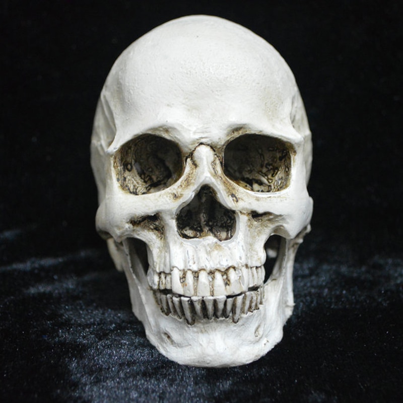 entsetzlich Schädel Statue Skulptur Halloween Bar Nachtclub Dekor Handwerk Malerei Requisiten Bar KTV Zähler Hause Dekoration