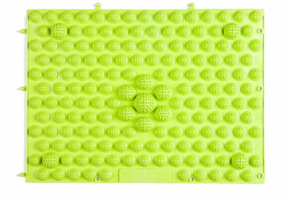 Finger presser foot foot massage pad press toe plate toe press plate foot pad good for health and promote blood circulation: Green