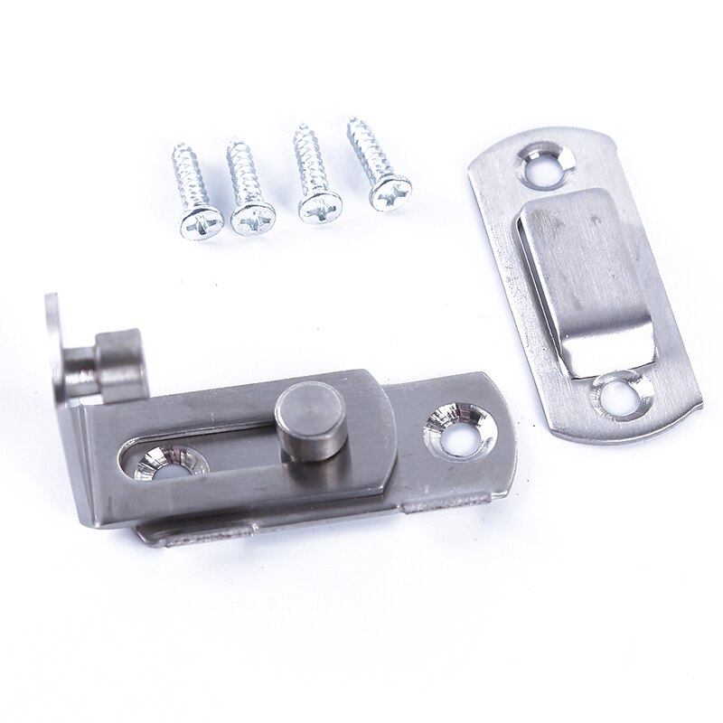 90 Degree Door Buckle Stainless Steel Lock Sliding Door Right Angle Buckle Door And Window Bathroom Bending Latch