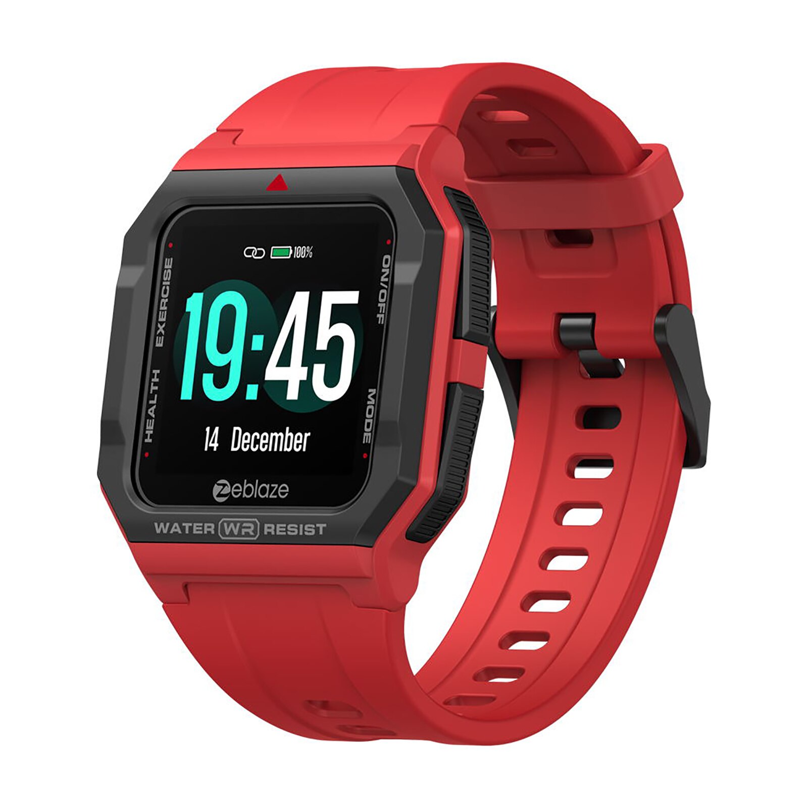 Zeblaze Ares Smart Horloge Bluetooth Sport Horloge Bloeddruk Hartslagmeter Smartwatch Mannen Vrouwen Voor Android Ios: Rood
