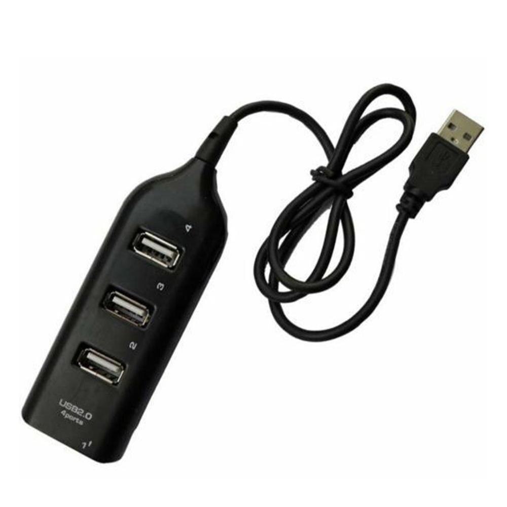 Plug-in usb 2.0 multi hub adapter splitter ekspansion desktop pc bærbar: -en