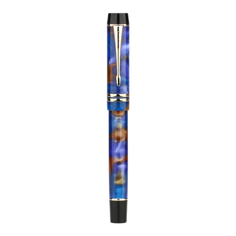 Moonman  m600s checkerboard vulpen iridium fijne flexibele penpunt 0.5mm uitstekende kantoorpen
