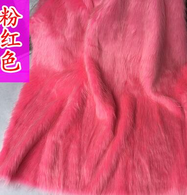 Luxe Langharige Stapel Faux Fur Stof-Diverse maten & Kleuren PLUCHE 90mm Stapel C5020: Roze