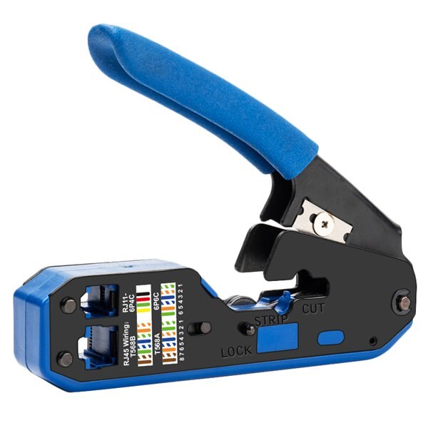 Rj45 Tool Network Crimper Cable Stripping Plier Stripper for Rj45 Cat6 Cat5E Cat5 Rj11 Rj12 Connector: A1