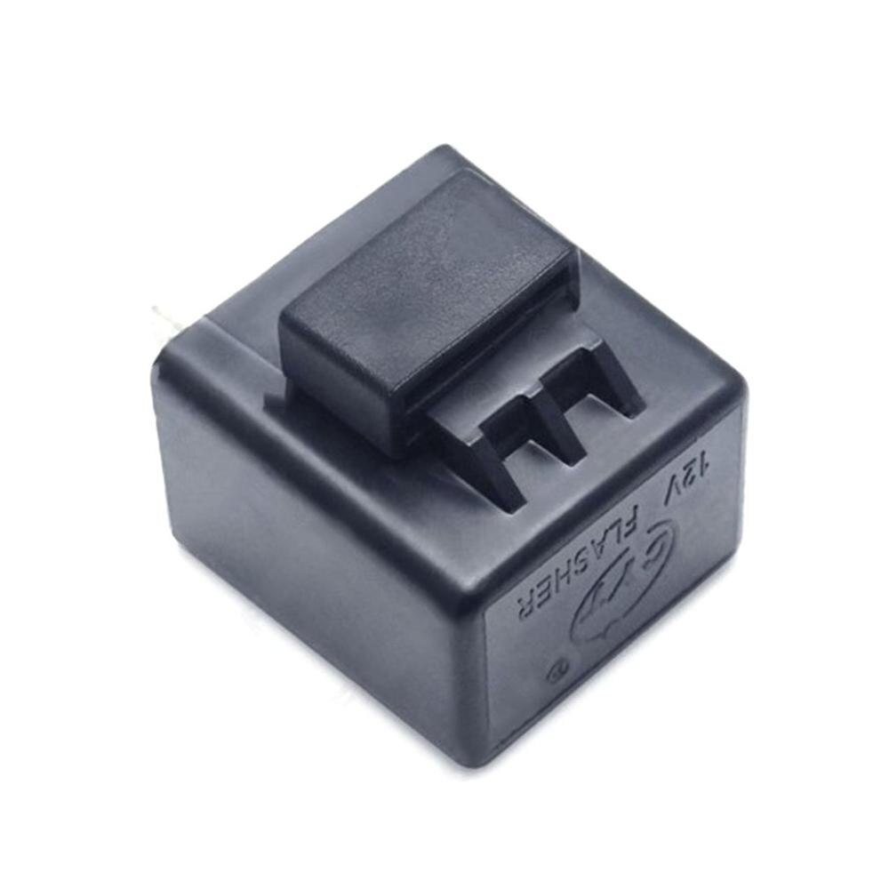 2 Pin Motorcycle Flashing Relay Led Indicator 12V Automotive Resistor Led Flasher Abs Plastic