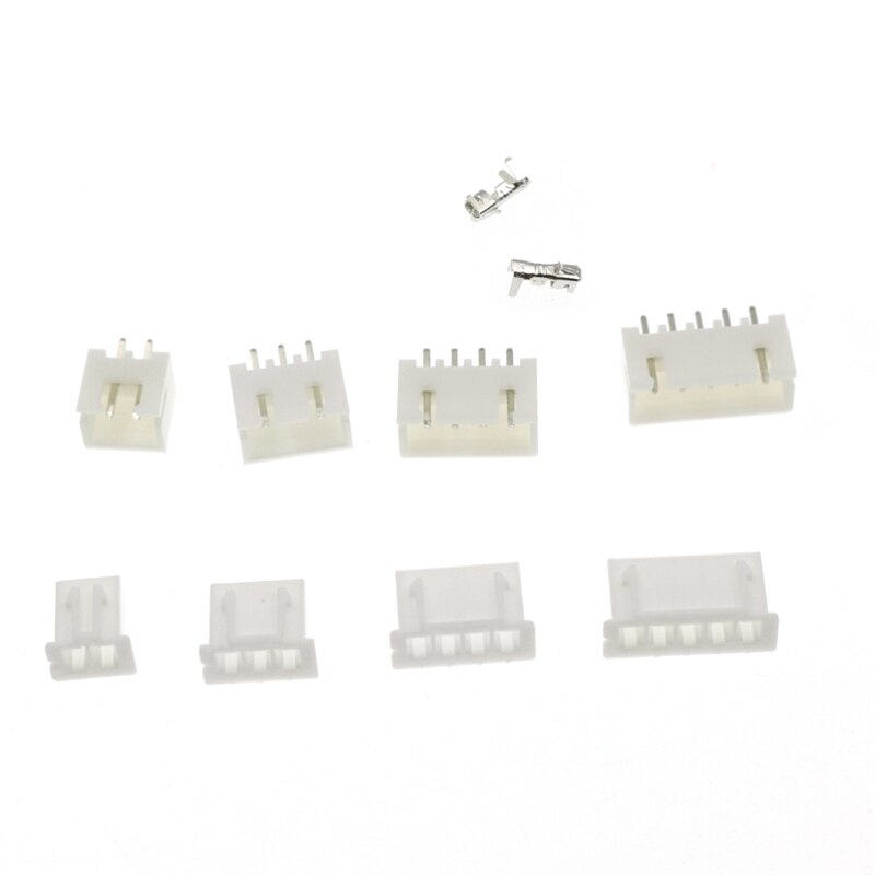 XH2.54 Jst Terminal Kit Wire Connector Adaptor 2P 3P 4P 5P 2.54mm 2.5mm Pin Header Housing Xh TJC3 230Pcs