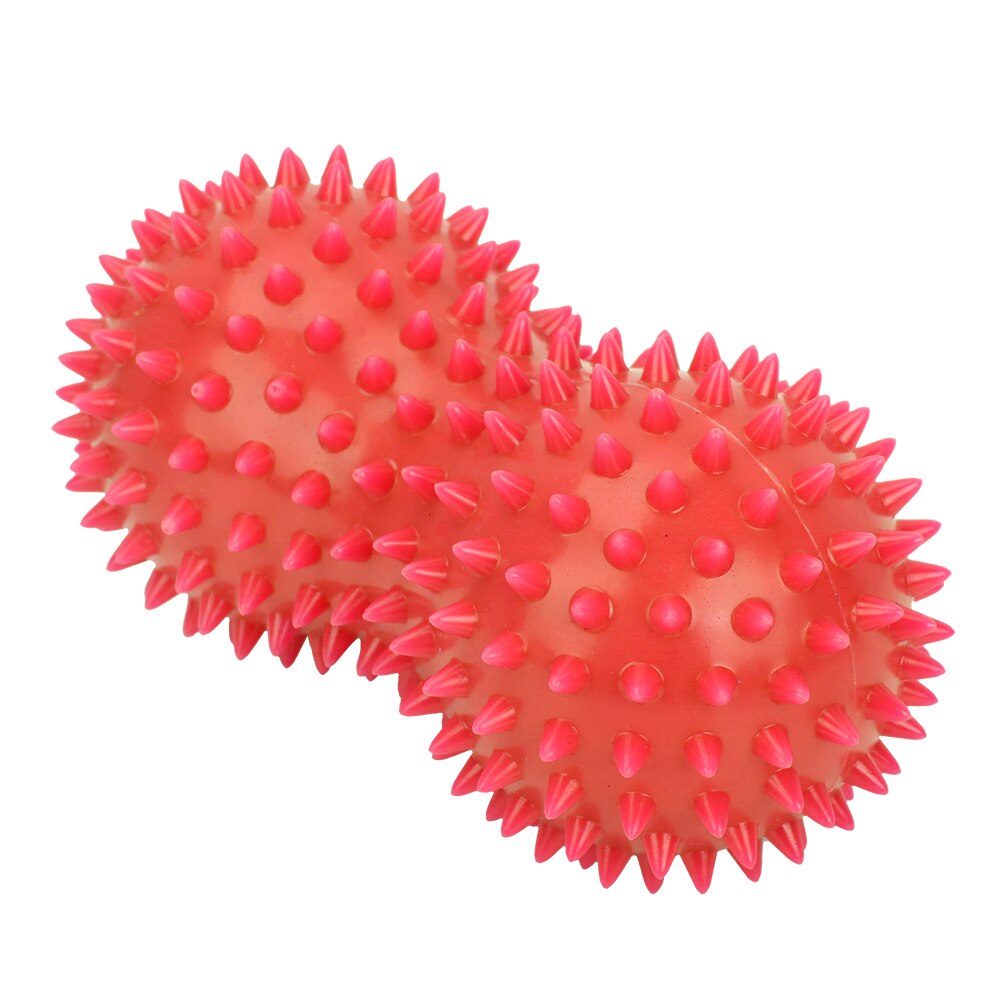 Peanut form massage fitness sport yoga bold lindre kroppen stress pvc resistent fod spiky muskel massager trigger point fod