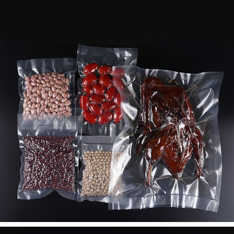 100pcs Kitchen Food Vacuum Sealer Bag Sous Vide Food Saver Storage Vacuum Packaging Bags Kitchen Accessories BPA-Free