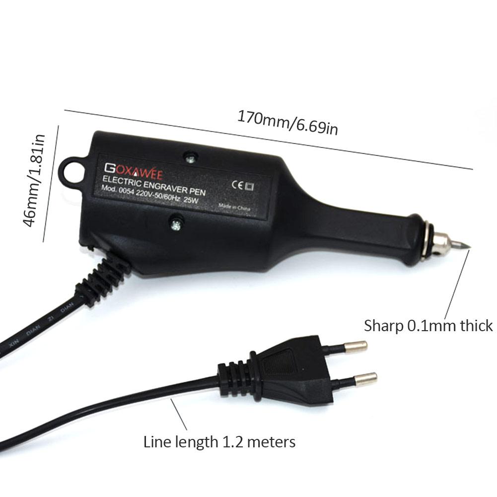 Máquina Plotter de pluma de grabado eléctrico, 220V, para cincelar puntas en Metal, madera, vidrio, plástico, cerámica, superficie de piedra