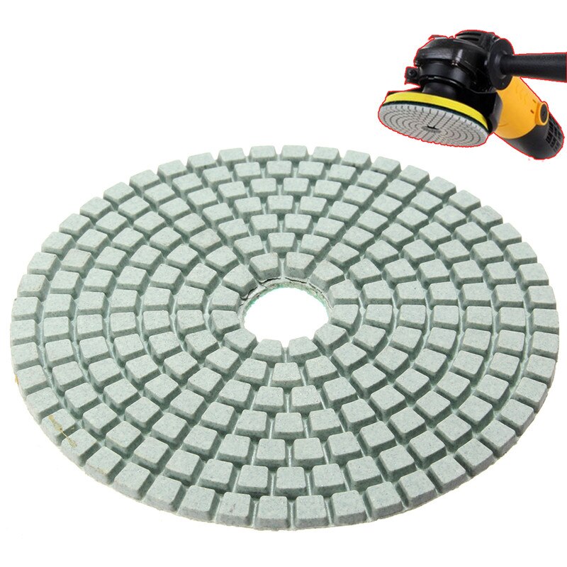 4Inch1 2 unids/set 100mm herramientas abrasivas almohadillas de pulido de diamante seco húmedo disco de lijado amoladora para granito piedra mármol pulido