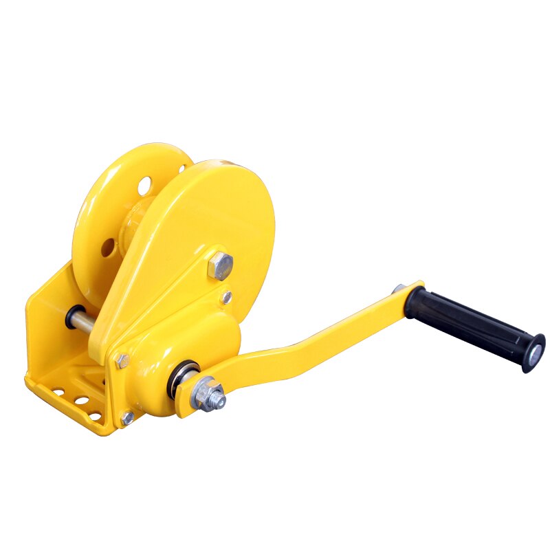 1200lb Hand Crank Two-way Self-locking Manual Winch Household Small Portable Traction Hoist with Brake Manual Winch CH