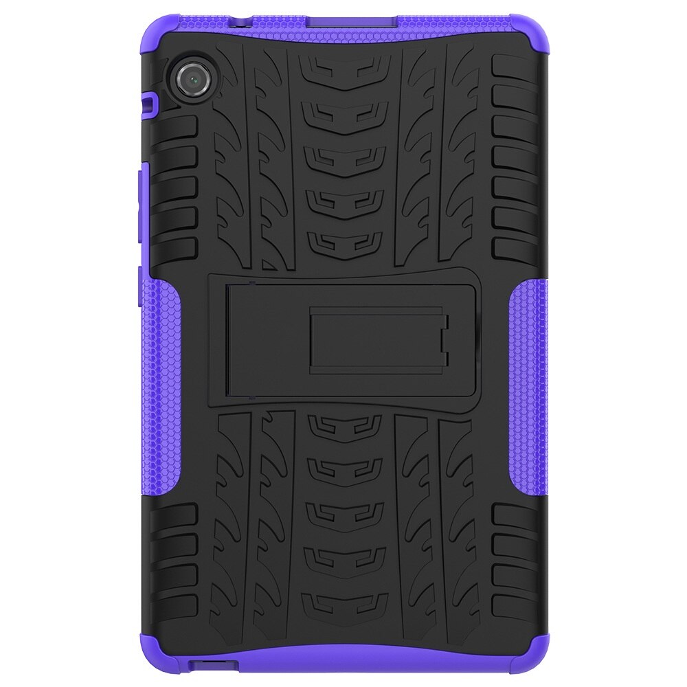 Funda para Huawei MatePad T 8, 8 pulgadas, KOB2-W09, KOB2-L09, L03, T8 , Kobe2-W09, L09, L03, TPU + PC Armore: Morado
