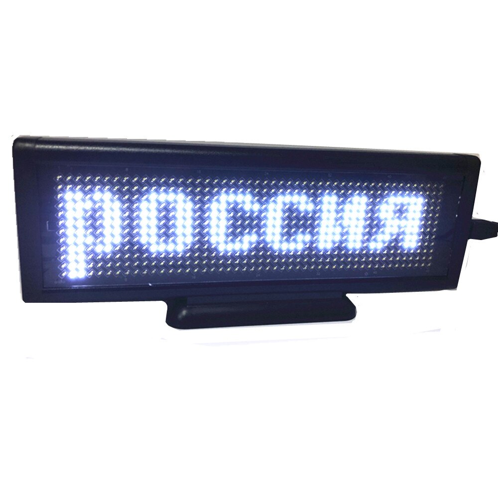 22cm led skylt usb laddning rullande programmerbar mobil rullinformation inomhus led display board