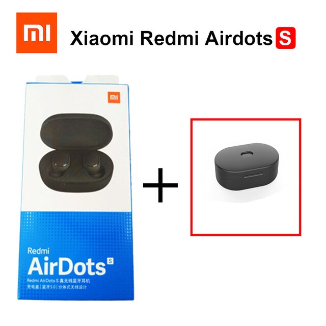 Xiaomi-auriculares inalámbricos Redmi Airdots S TWS, por Bluetooth 5,0, Auriculares deportivos para videojuegos con micrófono y reducción de ruido: Morado
