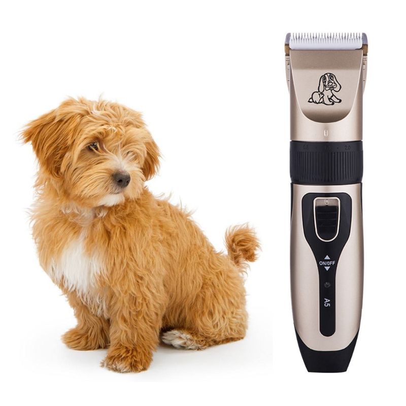 Elektrische tondeuse voor huisdieren, hondentrimmer, trimset voor kappers, oplaadbare draadloze tondeuse
