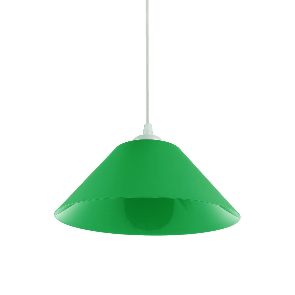 E27 Cone Shaped Ceiling Pendant Light Shade Lampshade Easy Fit Shades Decor