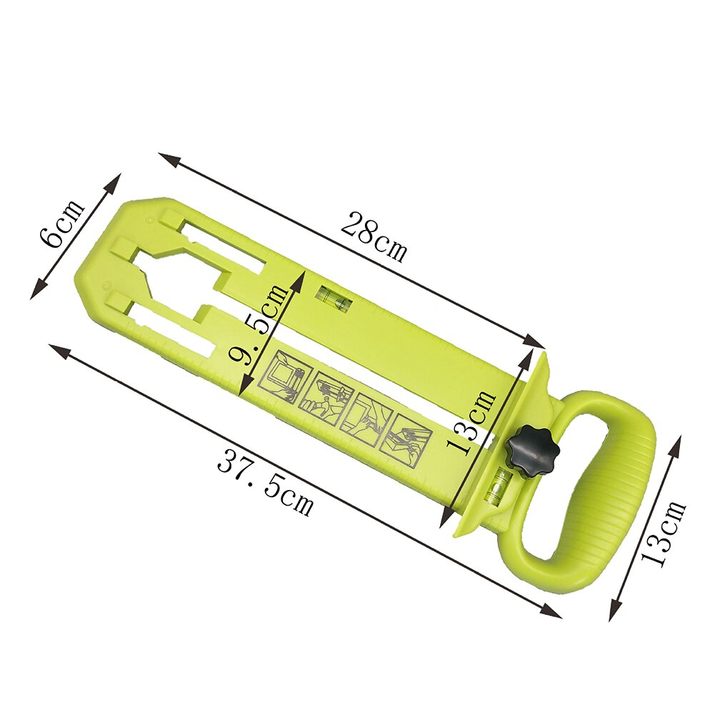 Photo Level Rulers Multi-functional Plastic Frame Wall Hanging Measuring Tools for Quickly Measuring Accessories: Default Title