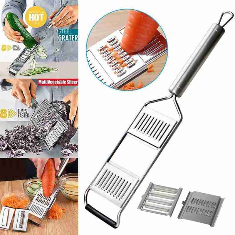 Super Groente Slicer Rvs Rasp Wortel Dunschiller Accessoires Fruit Rasp Shredders Cutter Keuken I9Z5
