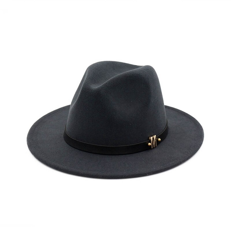Hoeden Voor Mannen En Vrouwen 8 Stijl Wollen Cowboyhoed Retro Platte Top Grote Hoed Jazz Vilten Hoed Brede rand Hoed Gesp Mode Zonnehoed: DG