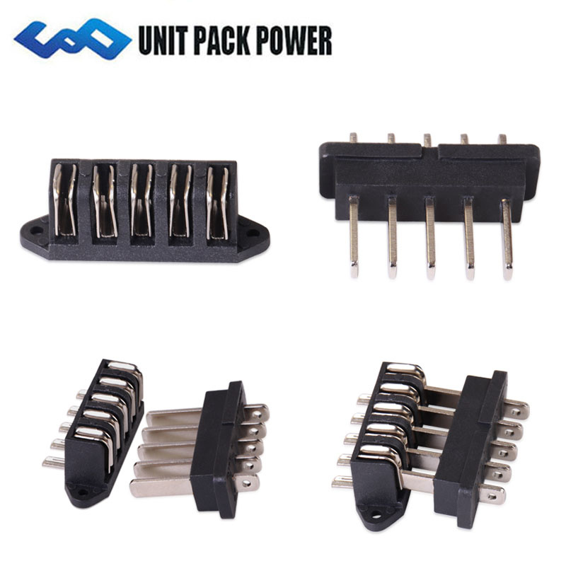 Hailong Ebike Battery Power discharge connector 4pins 5pins Male or Female Battery Base Plate Mouted Parts plug Replacement