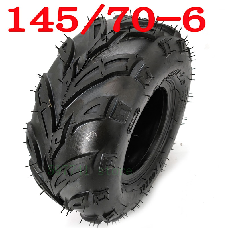 145 / 70-6l Vacuum Tire Tubeless For Four Wheel ATV Go Kart 50cc 70cc 110cc 125cc Accessorie