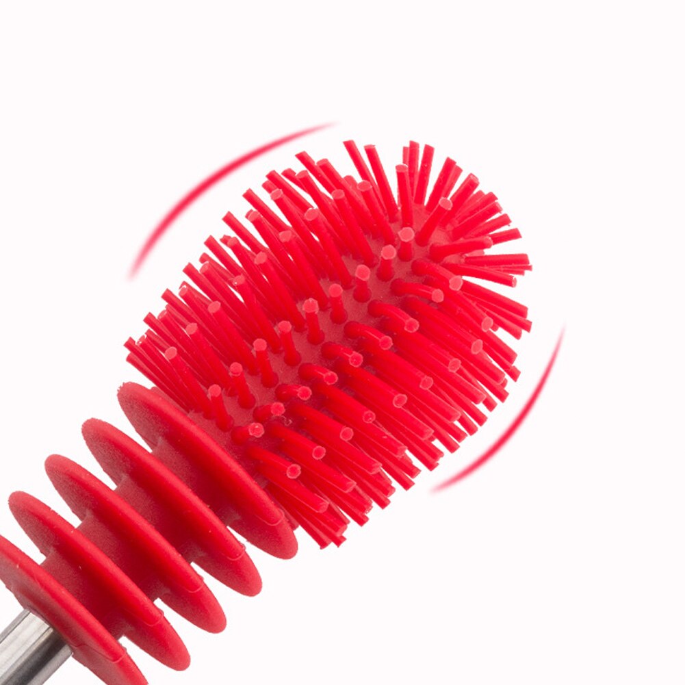 Limpador de alça giratória alça longa cozinha ferramenta de limpeza de alimentação-garrafa escova copo escova esfregando esponja macia multi-funcional