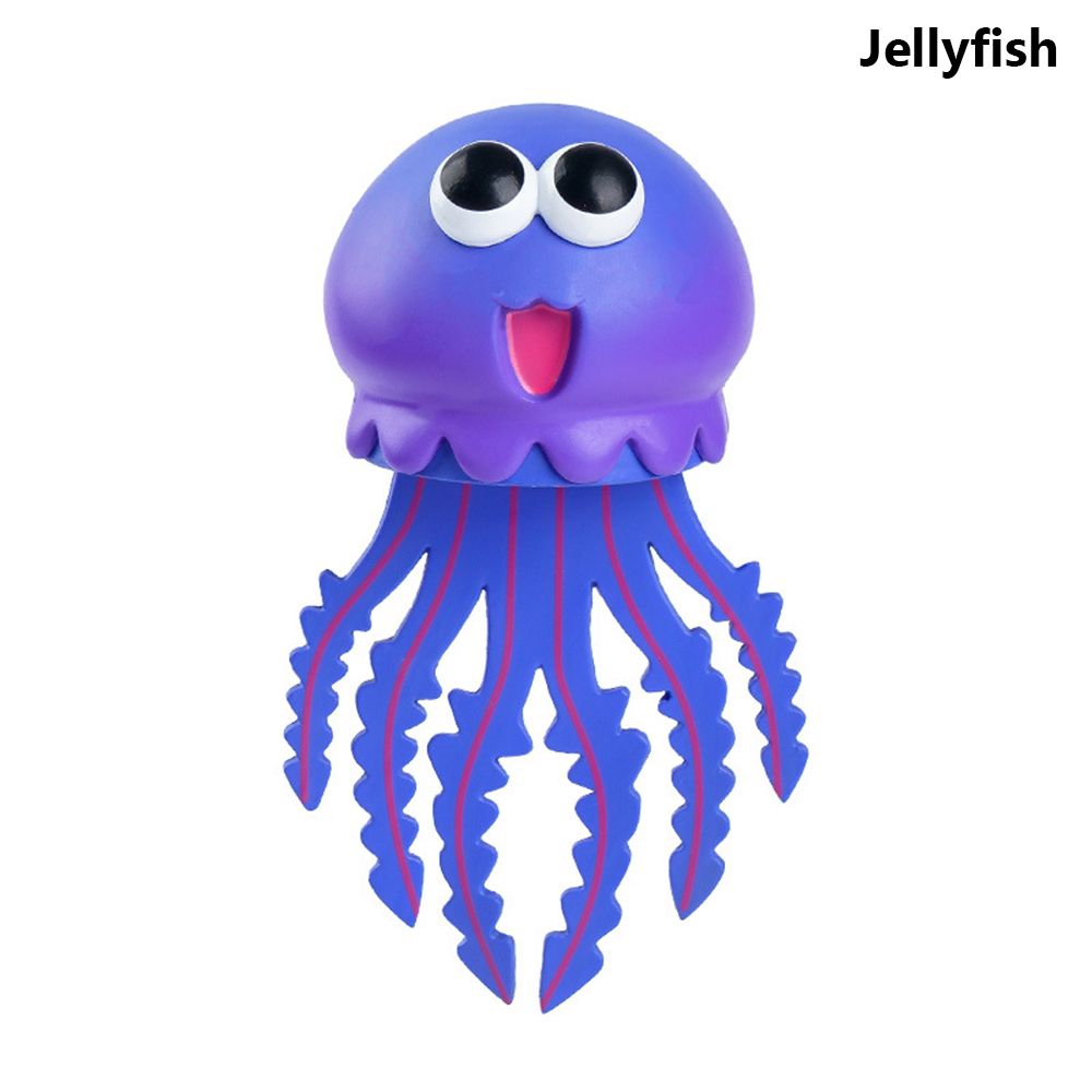 1PC 3D Stereo Lovely Cartoon Animal Bookmarks PVC Material Original Ocean Series Book Marker Stationery Supplies: jellyfish