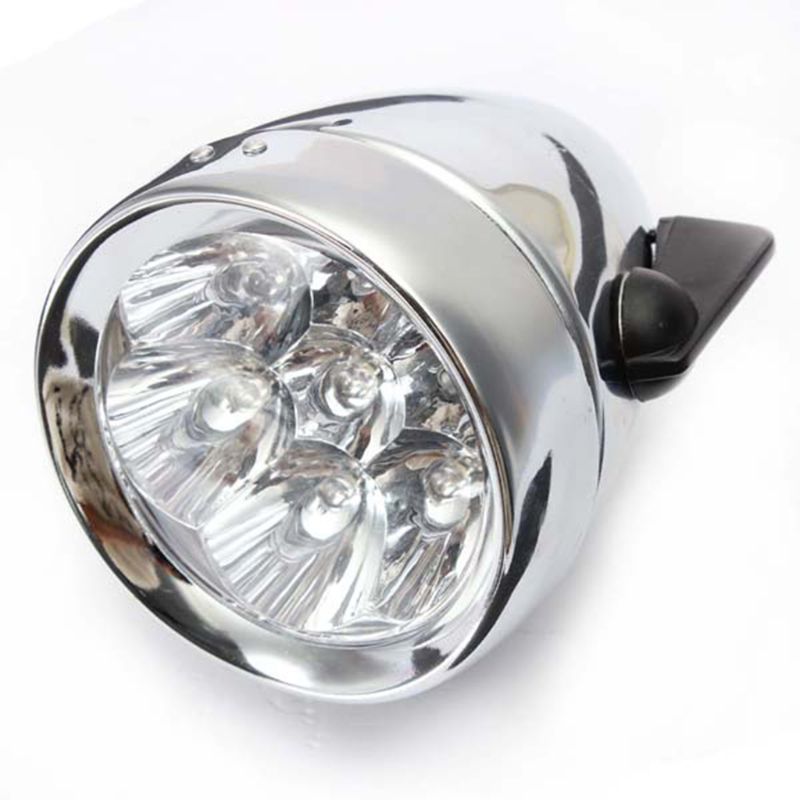 Luz delantera Retro para bicicleta, faro delantero para bicicleta, 7 LED Fixie,