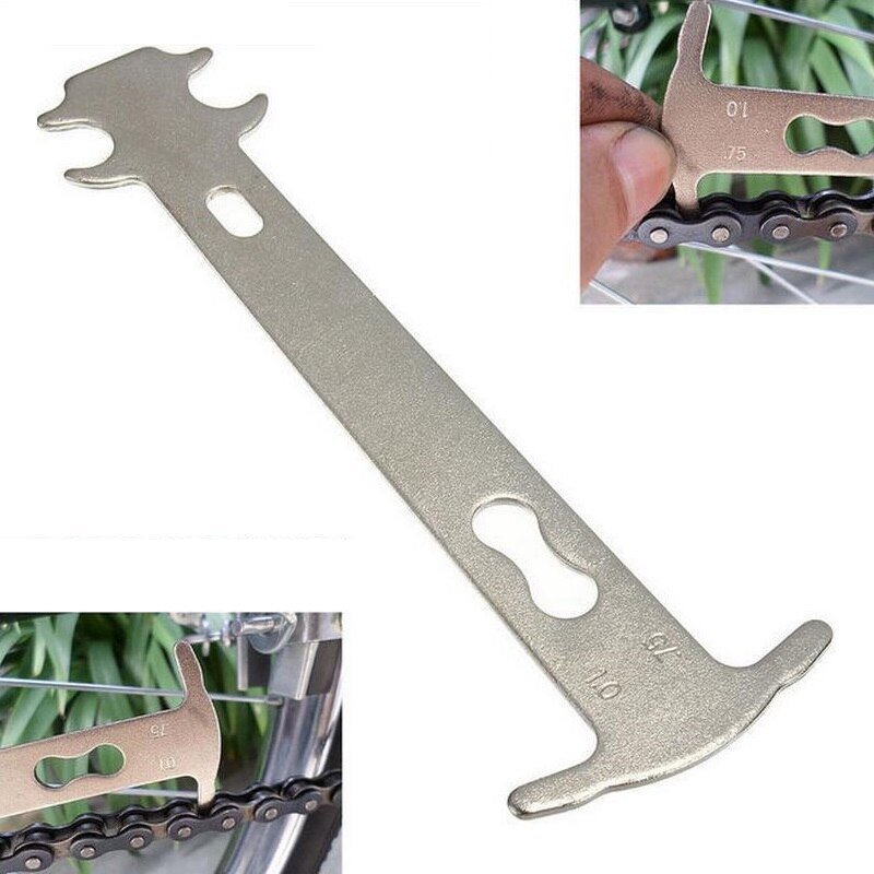 1Pc Bicycle Chain Checker Mountain Road Bike Wear Indicator MTB Bicycle Chain Gauge Measurement Ruler Cycling Repair Tool