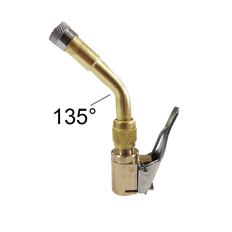 Juego de varillas de extensión de boquilla de núcleo de válvula 45 ° /90 ° /135 ° Tubo de extensión de inflado de neumáticos, bicicletas, motocicletas, automóviles, piezas de lanchas a motor: Verde militar