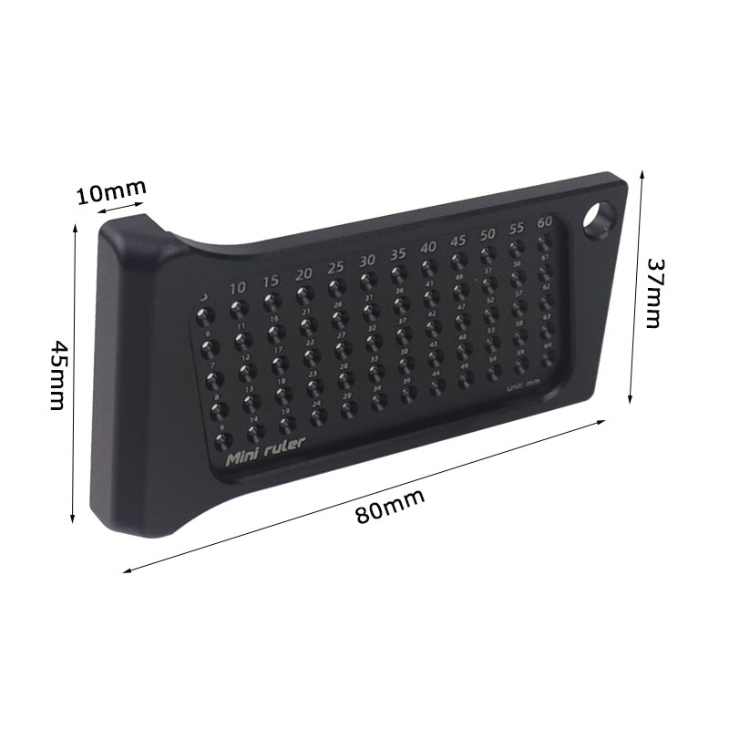 Precision Aluminum Alloy T-type Ruler Line Scriber Marking Gauge Hole Scribing Positioning Crossed Line Carpenter Measuring Tool