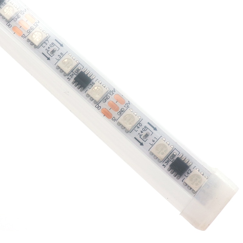 2Pcs Universal Flexible Flowing RGB Daytime Running Light DRL Multi Color LED Strip Turn Signal Lights For Headlight