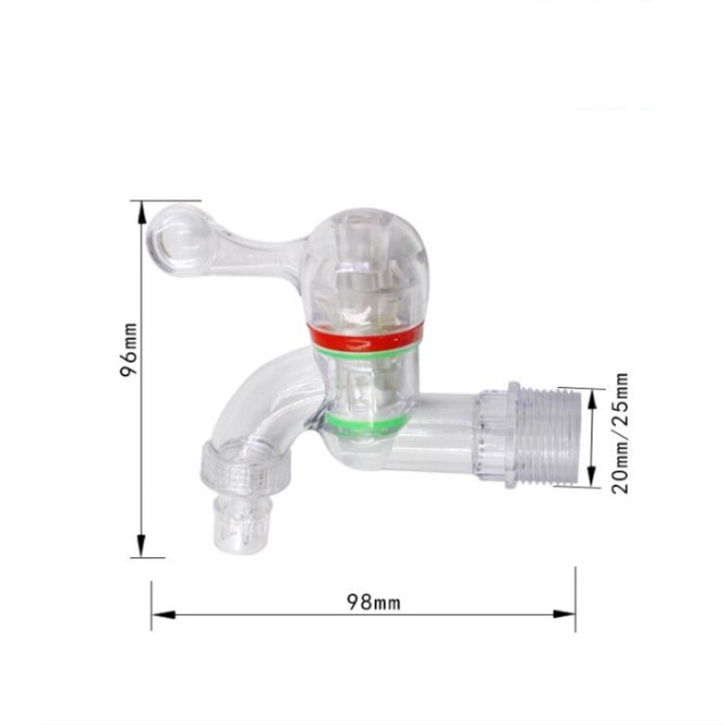 PP Home Replacement Clear Water Tap Faucets for Water Dispenser Washing Machine