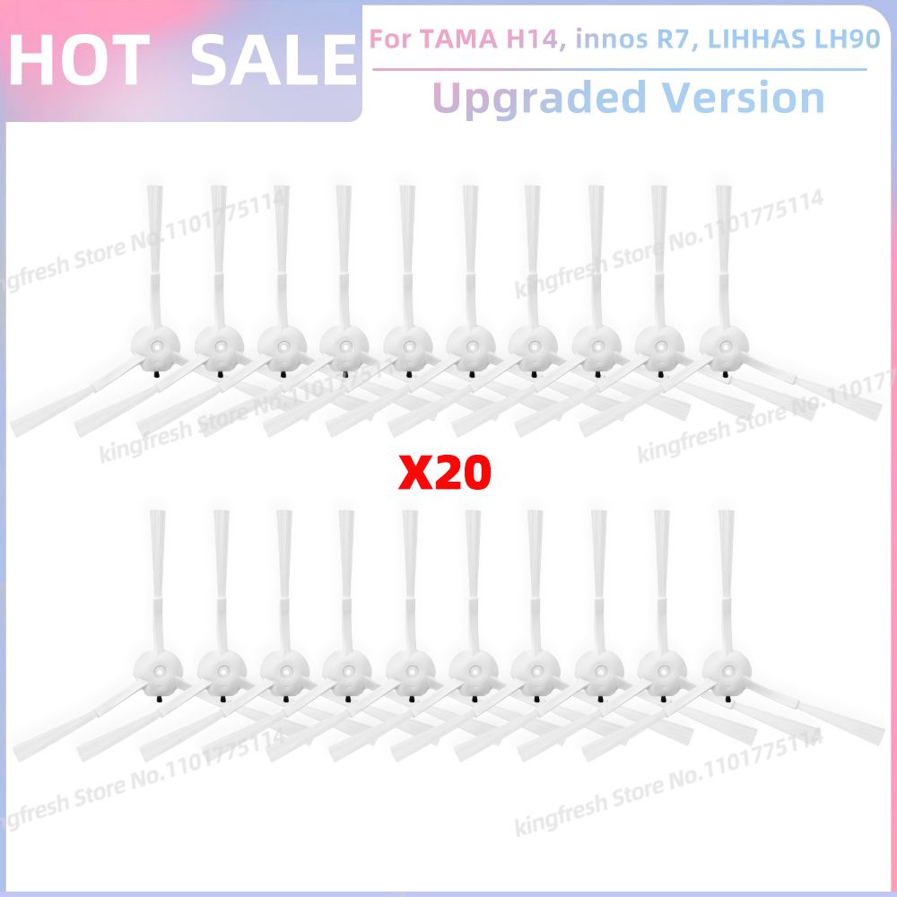 Pasuje robić TAMA H14, Blaupunkt Bluebot komfort plus, innos R7, LIHHAS LH90 Części Zamienne robić Odkurzacza Główna Rolka Szczotka Boczna Filtr Szmatka robić Mopowania Worek na Kurz: Czekolada