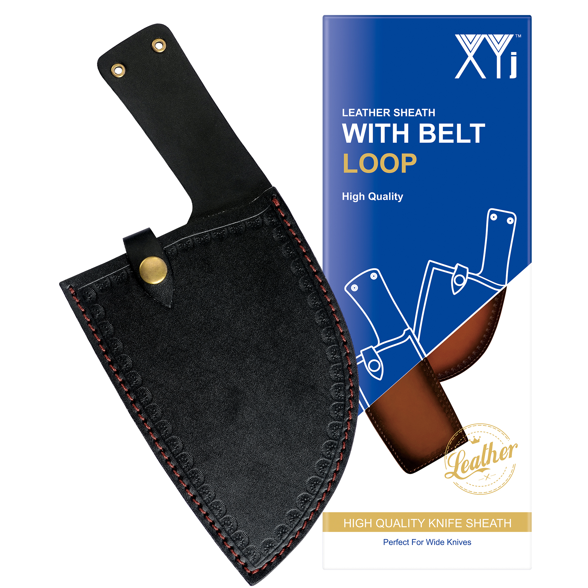 Xyj 7 Inch Leather Case Voor Keuken Slager Messen ... – Grandado