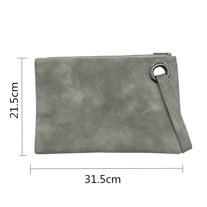 Vrouwen Portemonnees En Handtassen Luxe Solid Vrouwen Clutch Bag Lederen Envelop Tas Clutch Vrouwelijke Koppelingen Ha