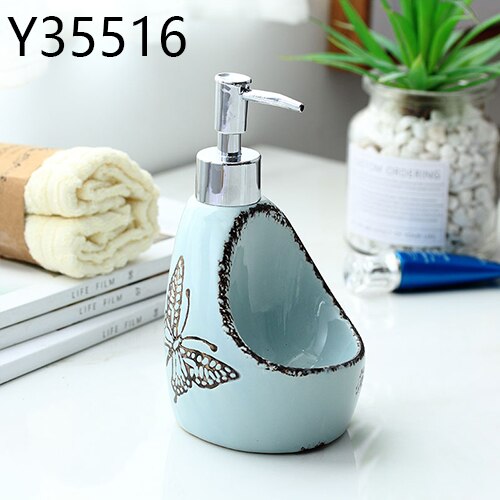 GAPPO liquid soap dispensers Bathroom liquid soap pump Ceramic Emulsion Bottle Bath Ceramic accessories liquid: Y35516