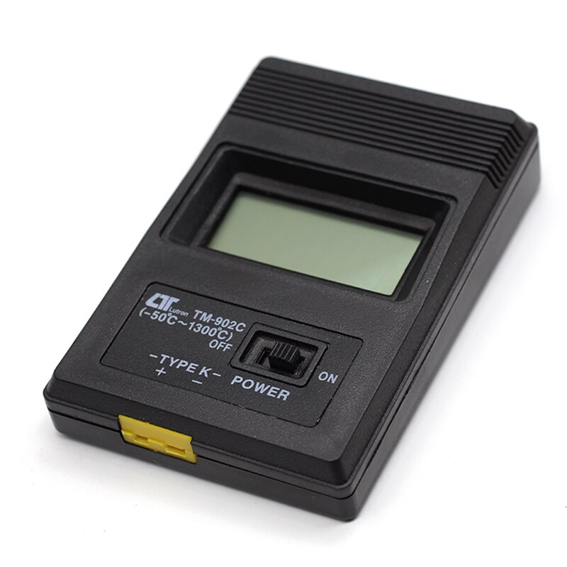 TM-902C K Type Black Digital LCD Thermometer Temperature Detector Industrial Thermodetector Meter + Thermocouple Probe