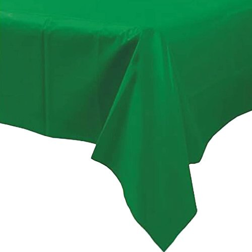 Party Table Cover Disposable Table Cover Disposable Table Cover: Green