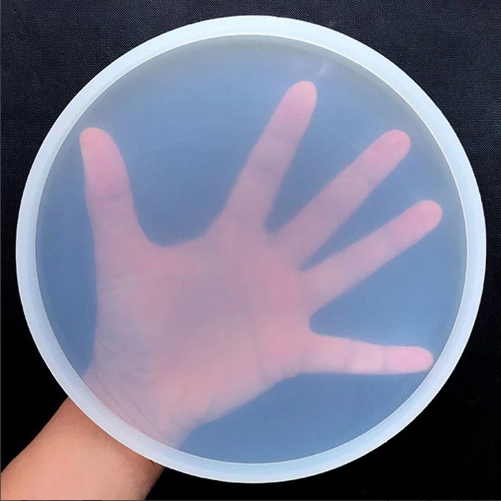 Transparent Fluid Arts Round Petri Dish Silicone Mold Round Coaster Epoxy Resin Art Supplies Make Your Own Coaster Resin Molds