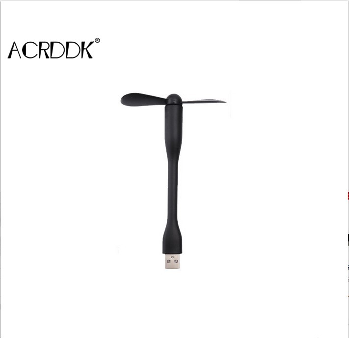USB Fan Flexible Portable Mini Fan and USB LED Light Lamp Xiaomi Book For Power Bank Notebook Computer USB Gadgets FC